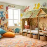 whimsical practical kids room