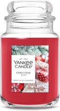 Yankee Candle Christmas Eve Scented Candle, 22oz Large Jar New Jar, Red