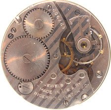 1894 RELIANCE (INGERSOLL) POCKET WATCH MOVEMENT 427902 7j 42.8mm (FC2)