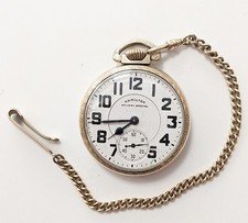 1949 Hamilton 16S 21J Grade 992B, 21J Railroad Pocket Watch Great Runner