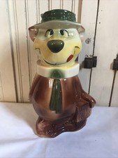 1961 YOGI BEAR COOKIE JAR VINTAGE HANNA BARBERA NO CHIPS NO CRACKS GREAT COLOR