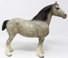 1987 Breyer Dapple Gray Clydesdale Mare, Pink Nose ~ SR 83GR ~ 1100 Made