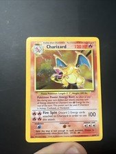 -1999 Pokémon TCG Base Set Charizard Holo Unlimited Rare Vintage Card 4/102-