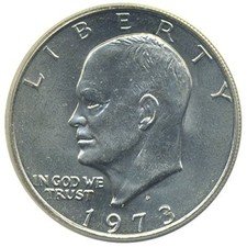 1 U.S. Eisenhower Ike $1 Dollar Coin 1971 to 1978 Collectors Coin