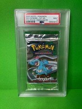 2000 POKEMON SEALED NEO GENESIS 1ST ED FERALIGATR ARTWORK BOOSTER PACK PSA 9