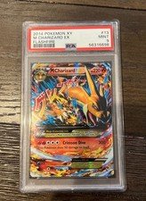 2014 pokemon xy m charizard ex Flashfire PSA 9
