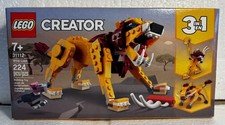 3 in 1 LEGO CREATOR: Wild Lion (31112) New Sealed Ostrich Warthog