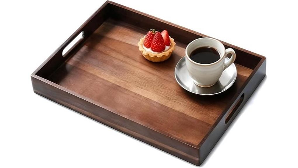 acacia wood serving tray