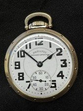 AMAZING HAMILTON 992B RAILWAY SPECIAL 21J 16s RAILROAD POCKET WATCH NEAR MINT A+