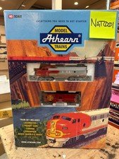 Athearn Santa Fe Warbonnet Train Set HO-Scale #1070 WORKS!