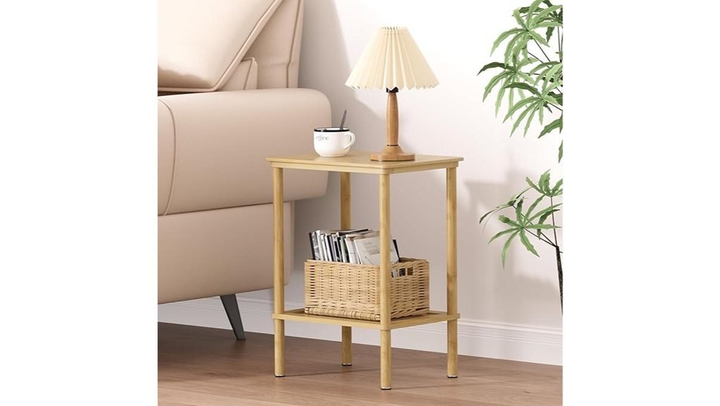 bamboo bedside table design