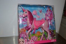 Barbie Unicorn Horse Pink 2012 Barbie Princess 3+ Girls Christmas Gift Kids 9182