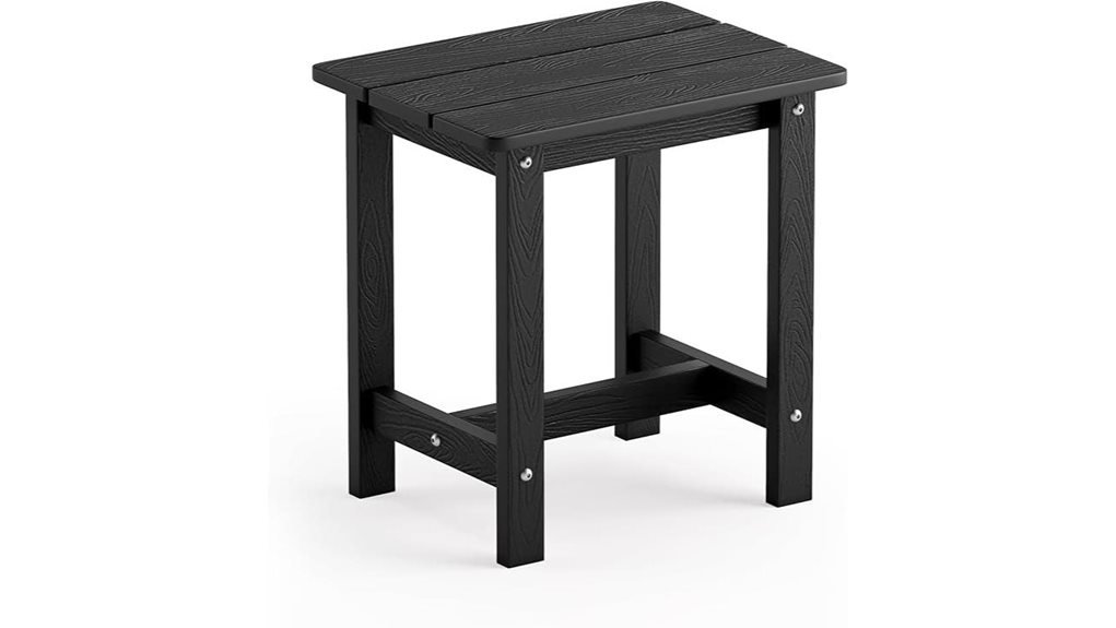 black adirondack side table