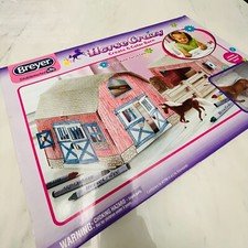 Breyer Stablemates -Horse Crazy Create and Color Barn - New in Box Shelf Wear