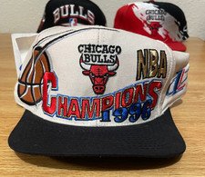 Chicago Bulls Vintage Logo Athletic Cap Hat NWT Authentic 1996 NBA Champions
