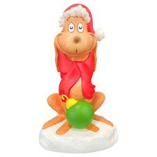 Christmas LED Blow Mold Decor Max Santa Hat Dr. Seuss' The Grinch Indoor/Outdoor