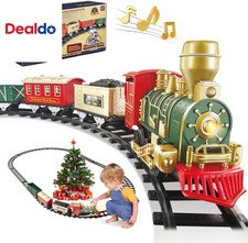 Christmas Train Set for Tree - Electric Toy Train W/Light & Sounds, Kids Train w
