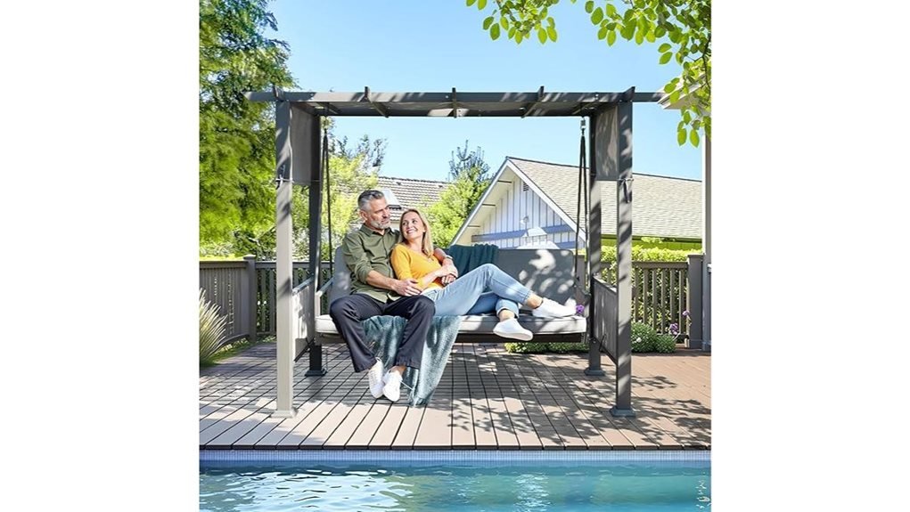 comfortable outdoor seating option