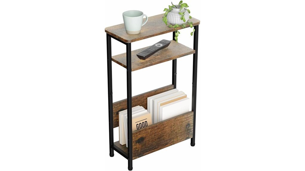 compact side table holder