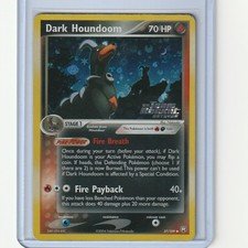 Dark Houndoom Pokemon Card ex Team Rocket Returns 2004 Reverse Holo 37/109