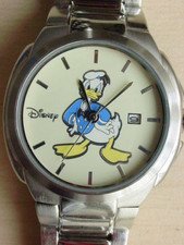 Disney Donald Duck Date Watch MINT in Box! Never Worn, Running w/ New Battery