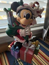 Disney Mickey Mouse Santa & Presents Vintage Christmas Tree Topper
