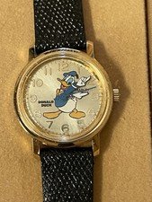 Donald Duck Birthday Commemorative Edition Watch Bradley Disney With Box Papers