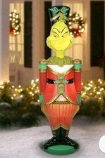 DR SEUSS 6FT THE GRINCH NUTCRACKER LED BLOW MOLD LIGHTED YARD DECOR CHRISTMAS