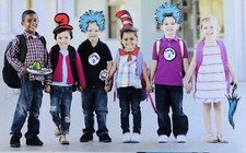 Dr Seuss Costume, Dress Up Lot, 40 Pieces NEW! Birthday Party Dress Up, School