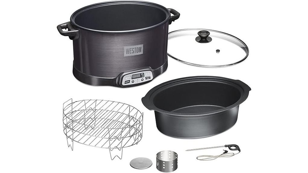 electric smoker and slow cooker