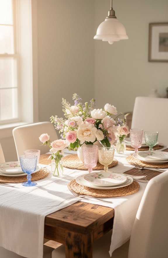 elegant brunch table decor