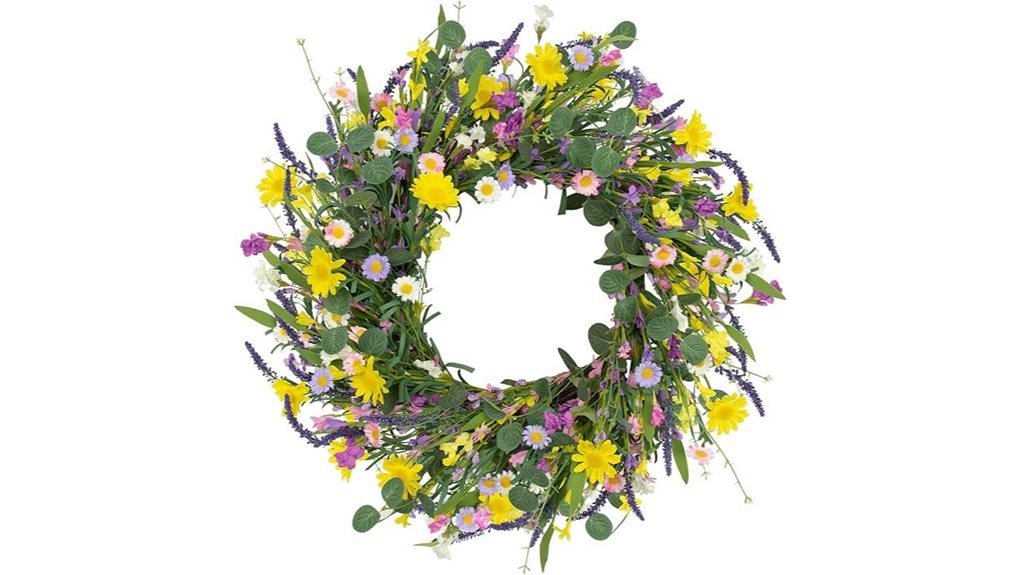 eucalyptus lavender spring wreath