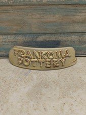 FRANKOMA POTTERY Dealer Display Sign Table Or Shelf ( Ceramic) Collectible