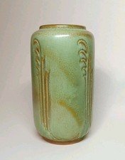 Frankoma Pottery Vintage Vase, 6.5 Inches Tall, Green/Brown