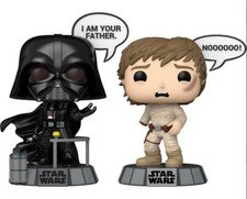 FUNKO POP! Star Wars: Darth Vader and Luke Skywalker 2-Pack