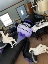 Gemmy Airblown Inflatable 16’ Grim Reaper Pumpkin King Halloween Yard Decor