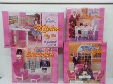 Gloria, Barbie Size Doll Furniture,Kitchen,Dining,Entertainment,Living room