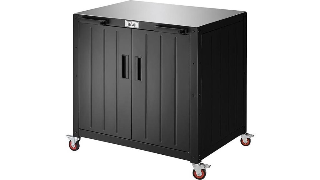 grill cart with storage