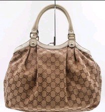 Gucci Sukey GG Canvas Bag Medium Vintage