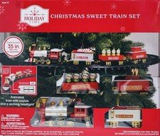 Holiday Time 5523141 Christmas Sweet Tree Train Set Battery Operated