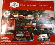 Holiday Time Battery-Operated Christmas Sweet Tree Train Set, Multicolor