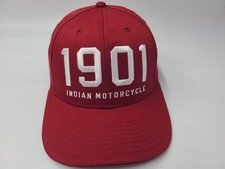 Indian Motorcycle 1901 Americas First Snapback Hat Cap Bike Men Women Red White