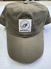 Indian Motorcycle Olive Green Adjustable Baseball Cap