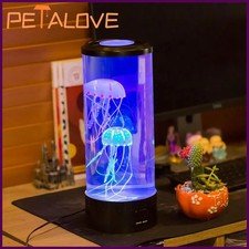 Jellyfish Lava Lamp Aquarium Ocean Night Lights 7Colors LED Jellyfish Mood
