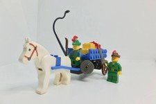 LEGO Castle Forestmen Set 1877, - Crusader’s Cart - 1990 Vintage - 100% Complete