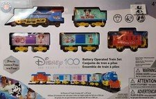 Lionel Disney 100 Years of Wonder Battery Operated Train Set 29 pieces