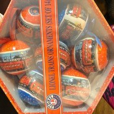 Lionel Trains Ornaments Set of 14 Vintage Style Christmas Holiday Decor