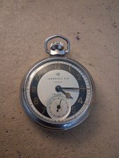 Lovely 1960 Ingersoll Pocket Watch Serviced new Crystal Fitted (456)
