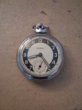 Lovely 1967 Ingersoll Pocket Watch Serviced new Crystal Fitted (460)