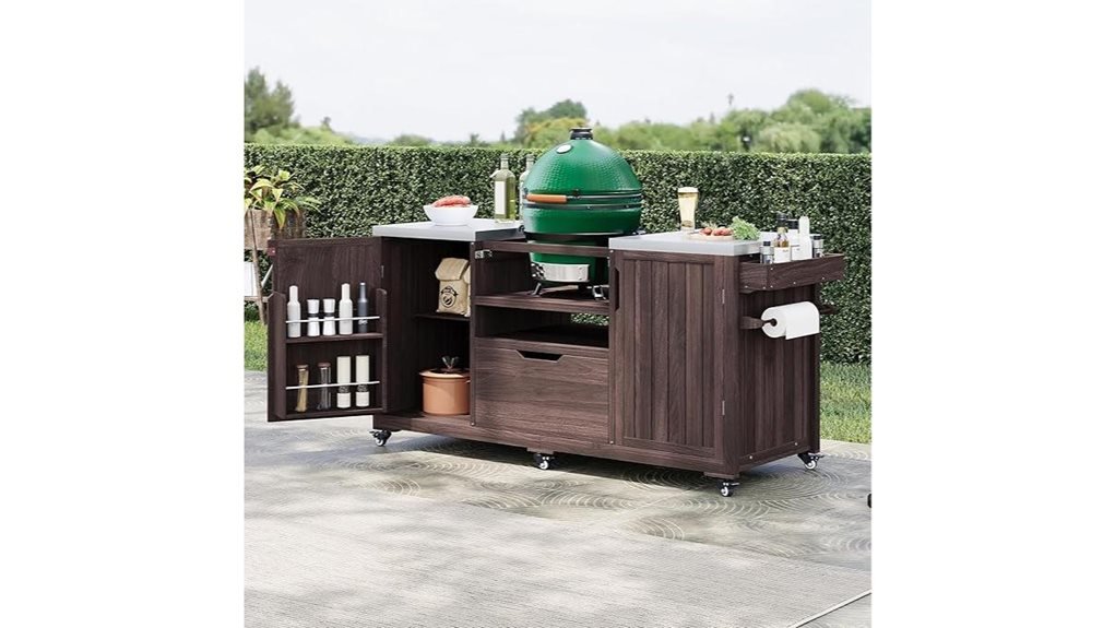 merax outdoor grill table